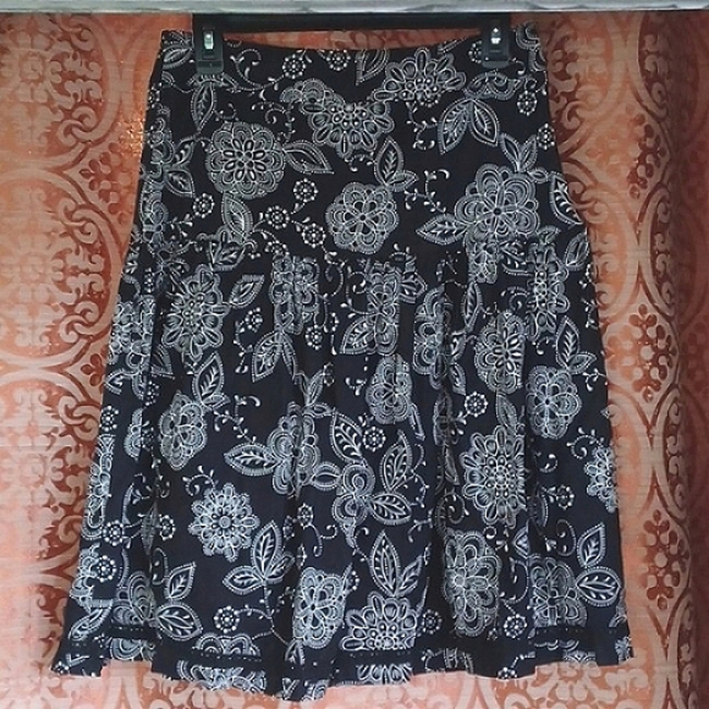 Black and white skirt